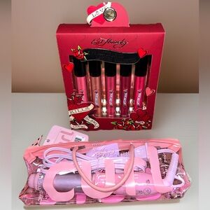 Ed Hardy Matte Liquid Lipstick Collection & VIVITAR Mini Curling Iron